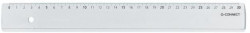 Pravítko Q-CONNECT 30cm transparentné