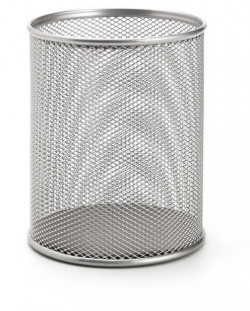 Drôtený stojan na perá 90x100mm strieborný