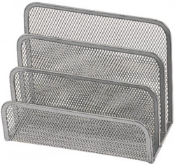 Drôtený stojan na listy 170x135x83mm strieborný