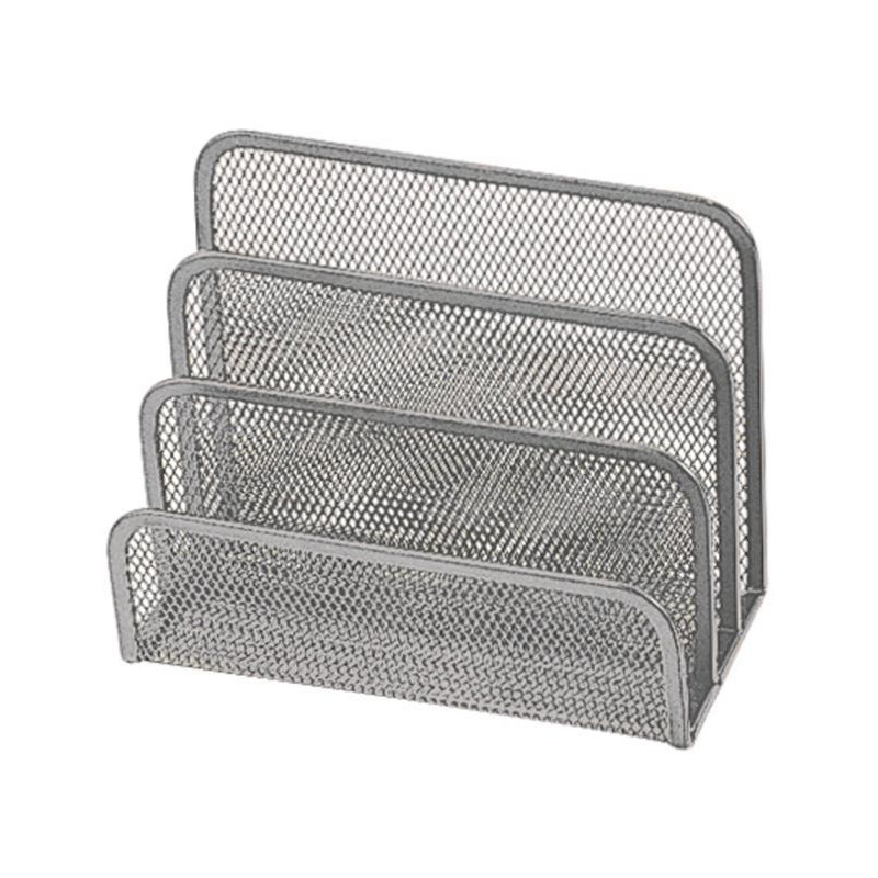 Drôtený stojan na listy 170x135x83mm strieborný