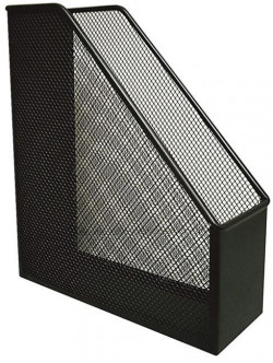 Drôtený stojan na časopisy 90x295x258mm čierny