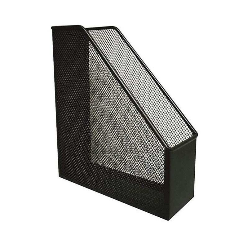 Drôtený stojan na časopisy 90x295x258mm čierny