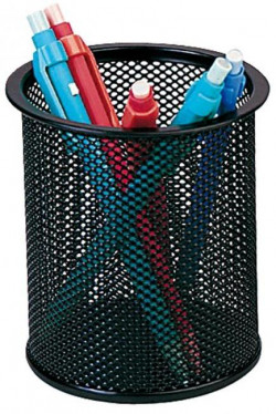 Drôtený stojan na perá 90x100mm čierny