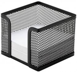 Drôtený stojan na blok `kocka` 95x80x95mm čierny