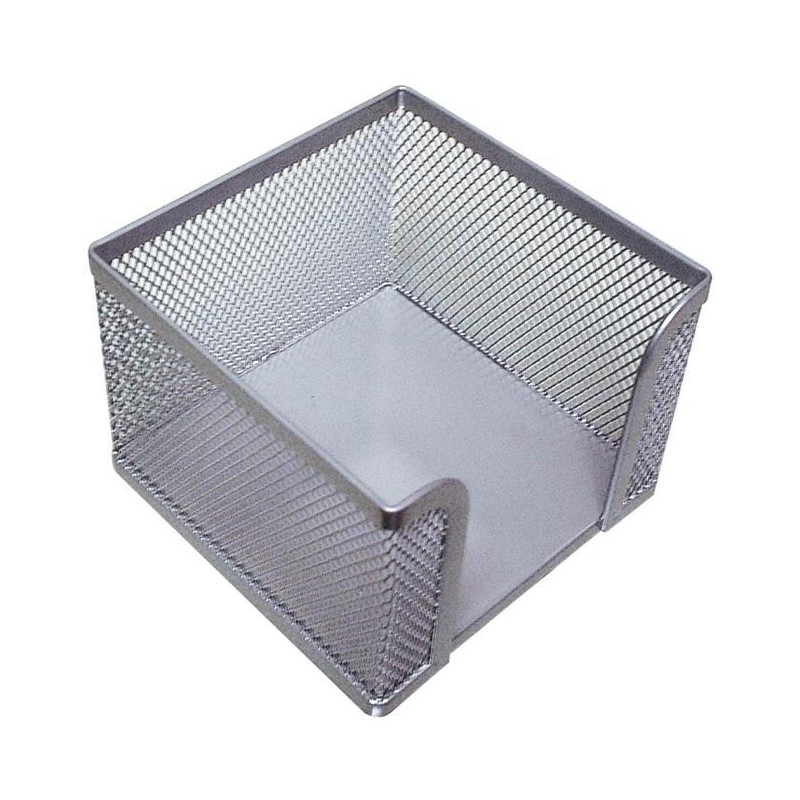 Drôtený stojan na blok `kocka` 95x80x95mm strieborný