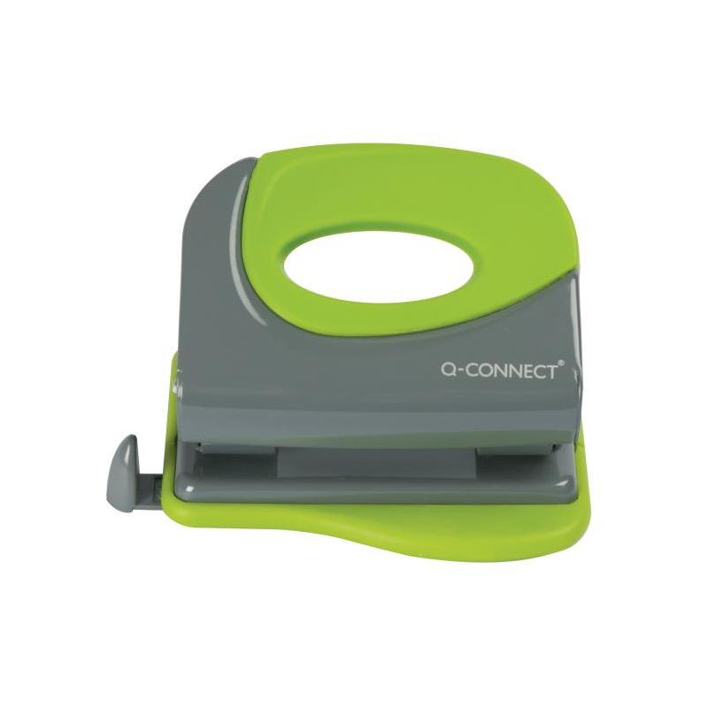Dierovačka Q-CONNECT na 20 listov sivá/zelená