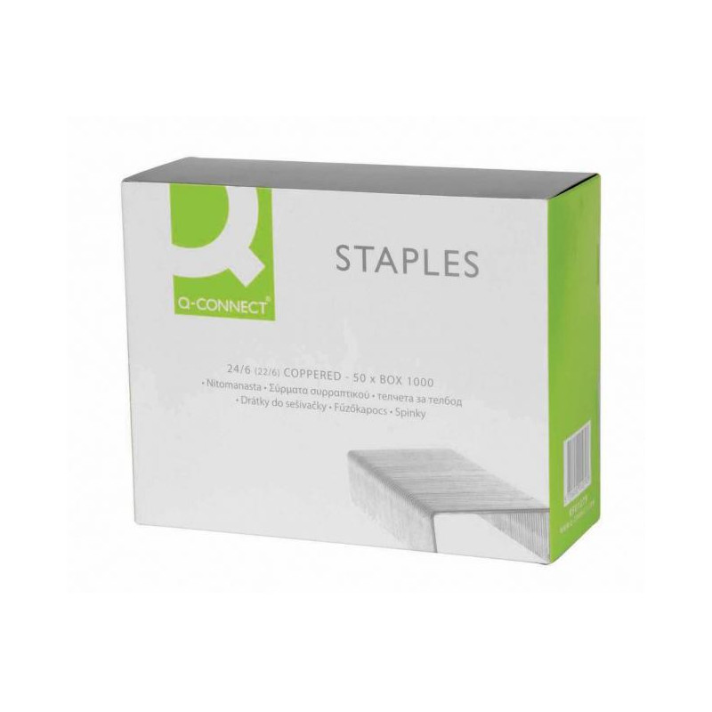 Spinky Q-CONNECT 24/6 medené /1000/