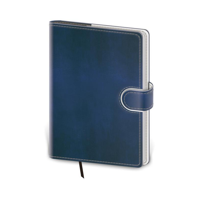 Diár Flip týždenný vreckový 9x14cm - modro/biely 2025