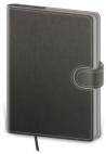 Diár Flip týždenný vreckový 9x14cm - šedo/šedý 2025
