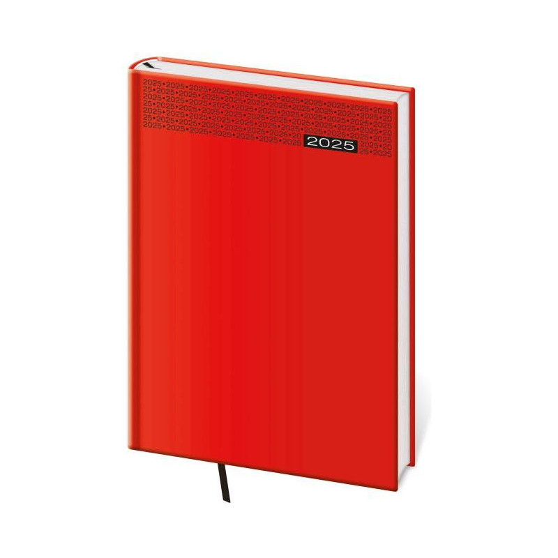 Diár Gommato týždenný B5 17x24 cm červený 2025