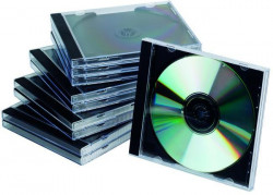 Obal na CD/DVD Jewel čierny tray