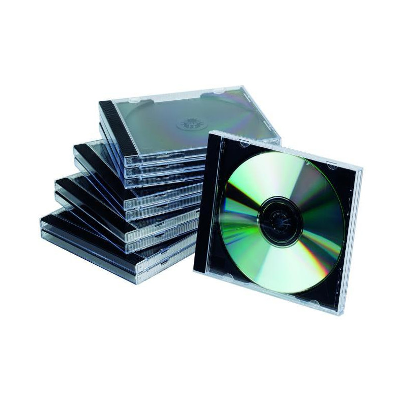 Obal na CD/DVD Jewel čierny tray