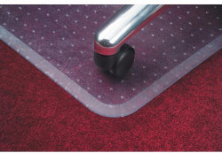 Podložka pod stoličku na koberce v tvare T 134x114,3cm