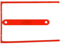 Archívny kovový klip Q-CONNECT potiahnutý červeným plastom