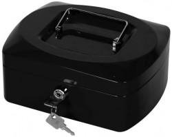 Pokladnička Q-CONNECT 205x85x160mm čierna