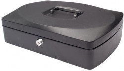 Pokladnička Q-CONNECT 325x85x235mm čierna