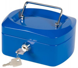 Pokladnička Q-CONNECT 155x75x120mm modrá