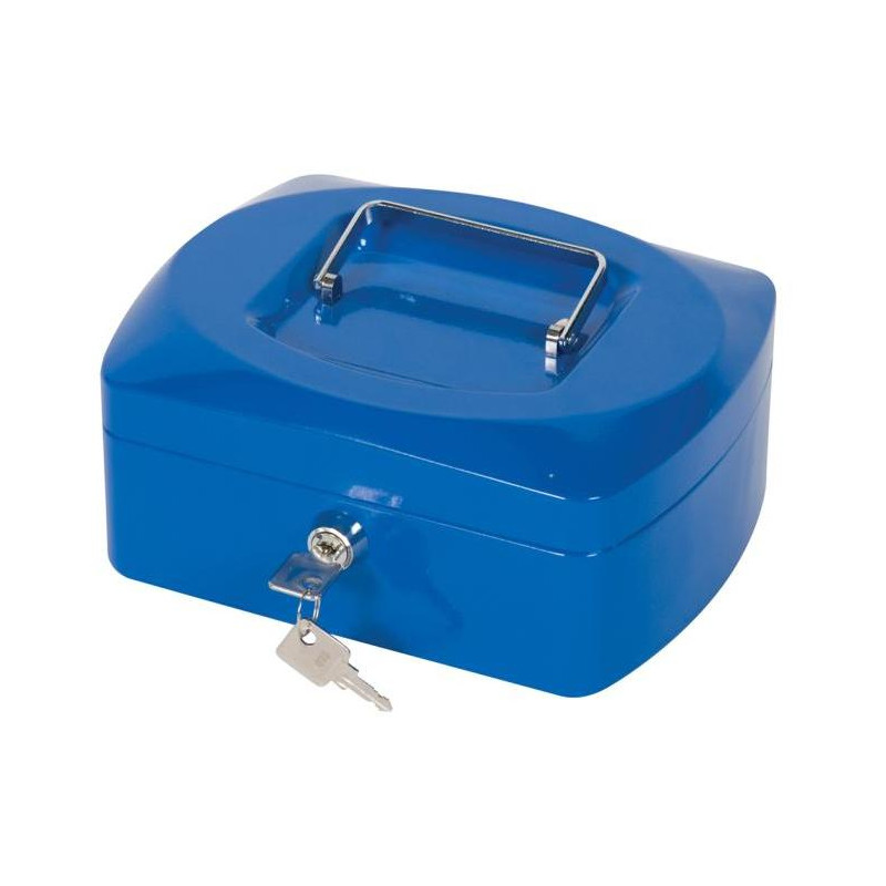 Pokladnička Q-CONNECT 205x85x160mm modrá