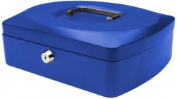 Pokladnička Q-CONNECT 255x85x200mm modrá