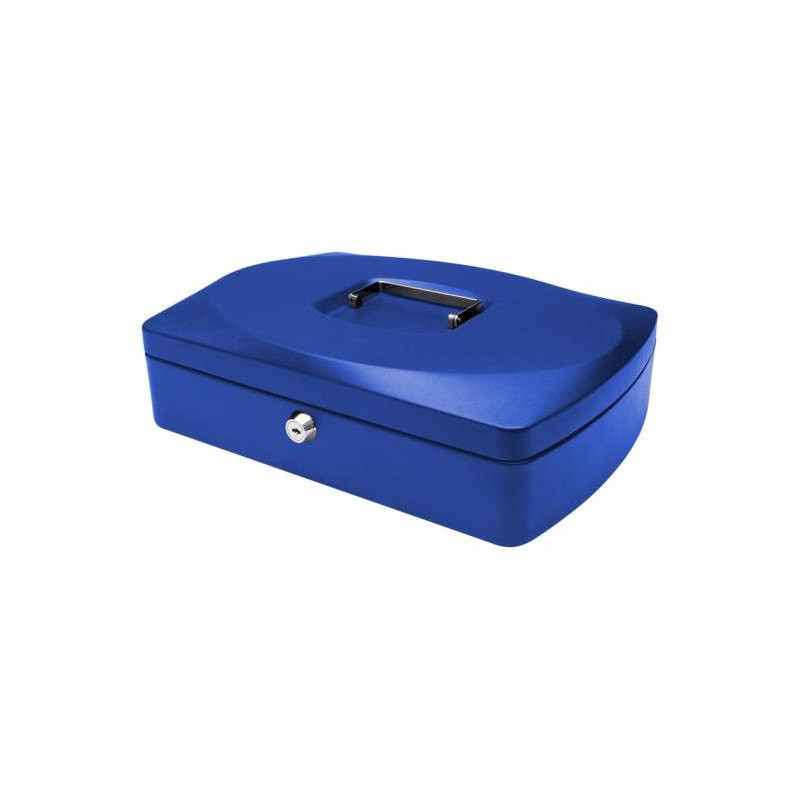 Pokladnička Q-CONNECT 325x85x235mm modrá