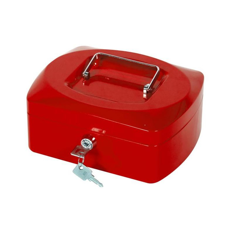 Pokladnička Q-CONNECT 205x85x160mm červená