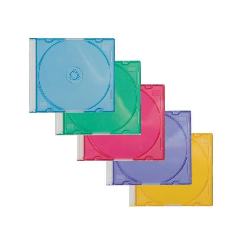 Farebné obaly na CD/DVD Q-CONNECT