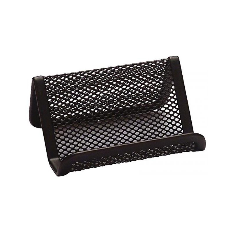 Drôtený stojan na vizitky 95x75x45mm čierny