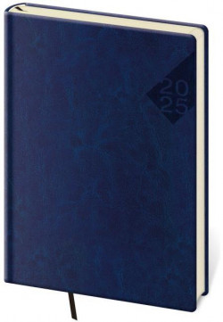 Diár Nebrasca týždenný A5 14,3x20,5 cm modrý 2025