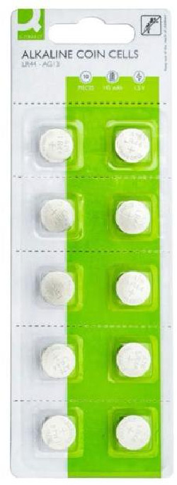 Batéria Q-CONNECT gombíková LR44/A76 10ks