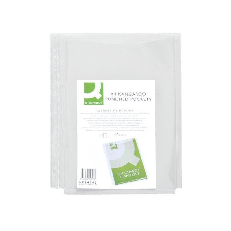 Euroobal na katalógy Q-CONNECT 150mic 5ks v sáčku