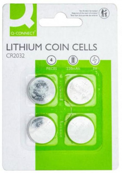 Batéria Q-CONNECT CR2032 gombíková 4ks