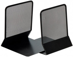 Drôtená zarážka na knihy a zakladače 130x155x165mm čierna 2ks
