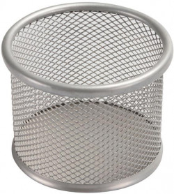 Drôtený stojan na kancelárske spony 90x68mm strieborný