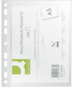 Euroobal Q-CONNECT A5 matný 50mic v sáčku