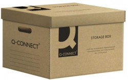 Archívna krabica s odnímateľným vekom Q-CONNECT hnedá 515x305x350 mm
