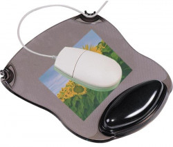 Podložka pod myš a zápästie gélová Q-CONNECT sivá