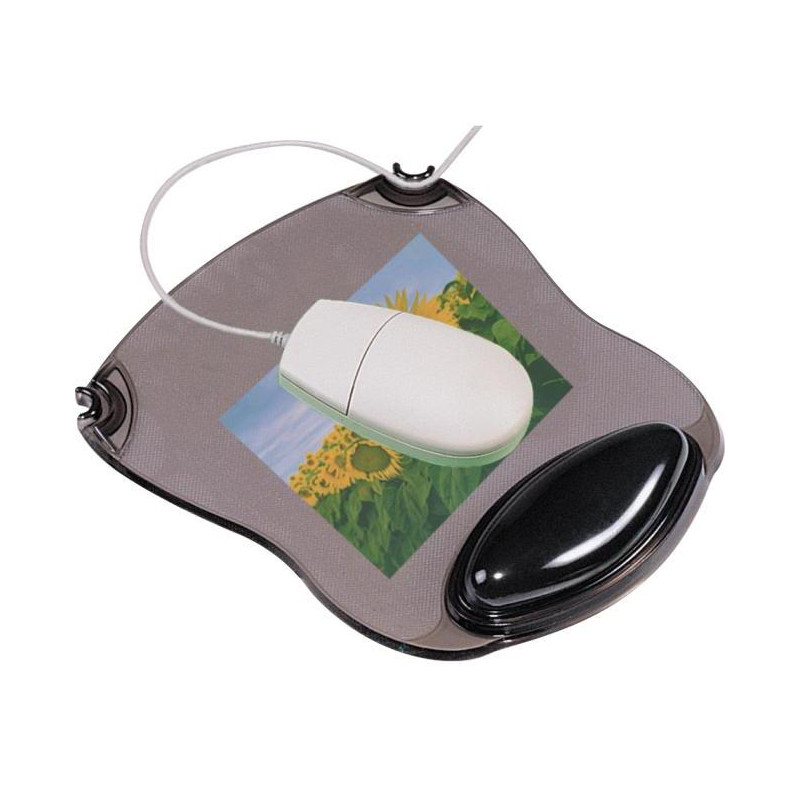 Podložka pod myš a zápästie gélová Q-CONNECT sivá