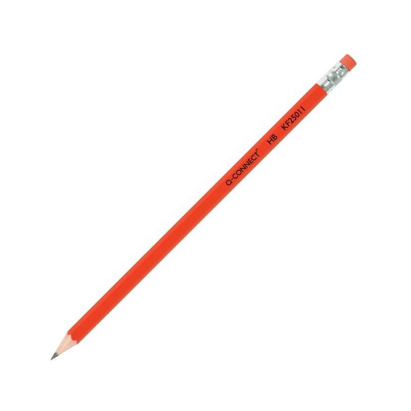 Ceruzka Q-CONNECT s gumou 12ks