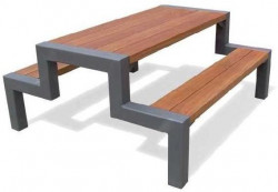 Masívna vonkajšia súprava Alba, v.81 x š.136 x h.64 cm