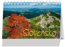 Stolový kalendár stĺpcový Slovensko špeciál 23 x 14 cm 2025