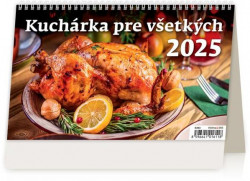 Stolový kalendár riadkový - Kuchárka pre všetkých 2025