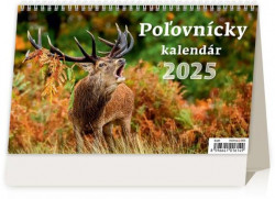 Stolový kalendár riadkový - Poľovnícky 2025
