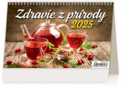 Stolový kalendár riadkový - Zdravie z prírody 2025
