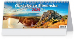 Stolový kalendár stĺpcový - Obrázky zo Slovenska 2025