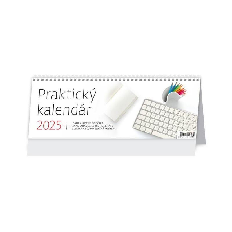 Stolový kalendár stĺpcový - Praktický 2025