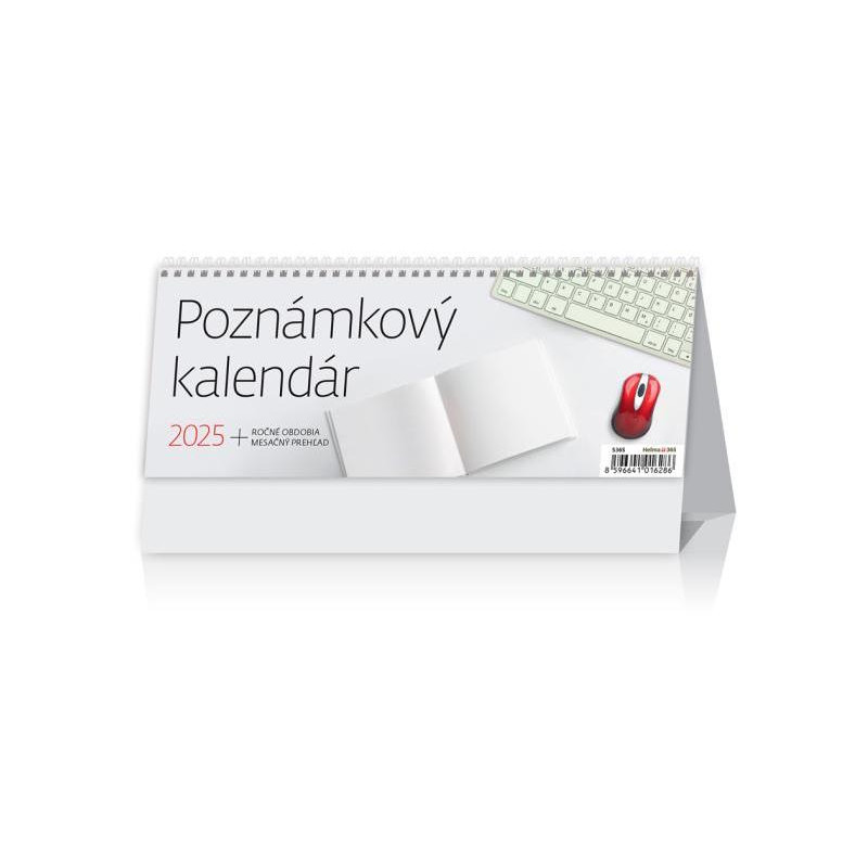 Stolový kalendár stĺpcový - Poznámkový 2025