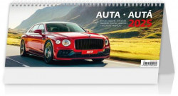 Stolový kalendár stĺpcový - Autá 2025