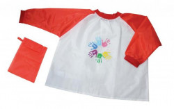Detská maliarska zástera DONAU, červené rukávy