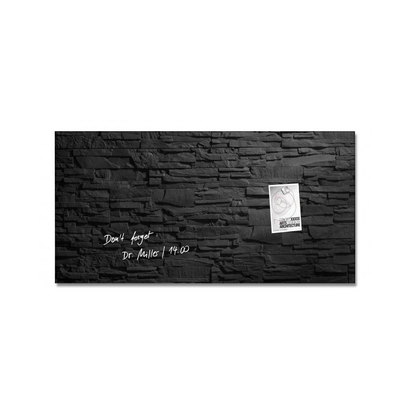 Sklenená tabuľa artverum 91x46cm bridlica