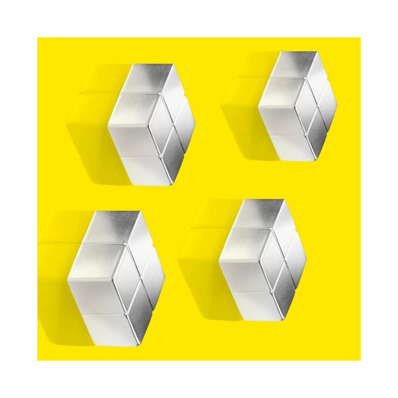 Magnety Sigel na sklenené tabule, kocka 4 ks extra silné